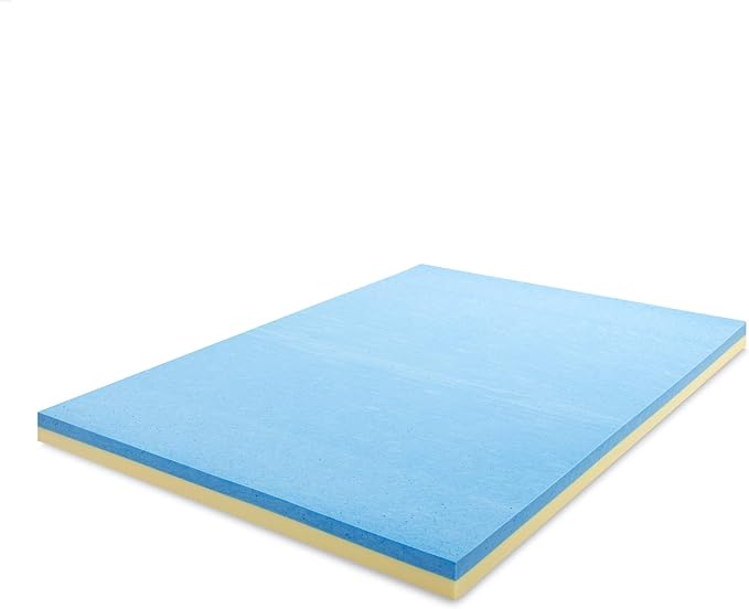 Sleep Master 4" Dual Support Gel Memory Foam Topper - Twin