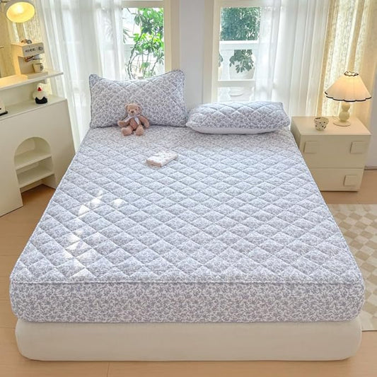 Mattress Protector, Soft Breathable Noiseless Mattress Cover with Stretchable Pockets for 6-11 inches Mattress, Machine Washable (06,Twin 36"x75")