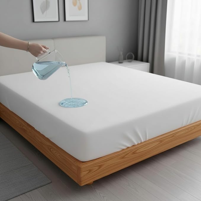 10 Pack Mattress Topper Cover Twin Size Memory Foam Protector Waterproof White Mattress Pad with Deep Pocket 3"-15" Depth, Soft & Breathable Bed Cover for Hotel Dorm Room Bedroom