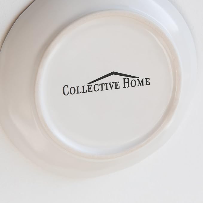 COLLECTIVE HOME - Ceramic Jewelry Tray, Decorative Trinket Dish for Rings Earrings Necklaces Bracelet Watch Keys, Birthday Mother's Day Christmas Gift for Women, 4.75", White Surface (O) - Image 4