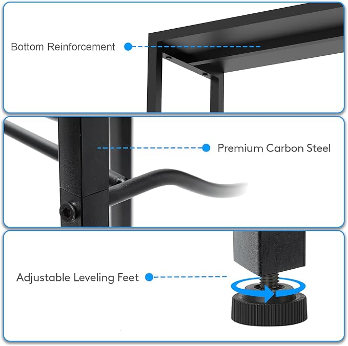 Semoprus 5 Gallon Water Bottle Holder for 6 Bottles, 3 Tiers Heavy-Duty Water Cooler Jug Rack with Reinforcement Frame for Home, Office, Restaurant - Image 4