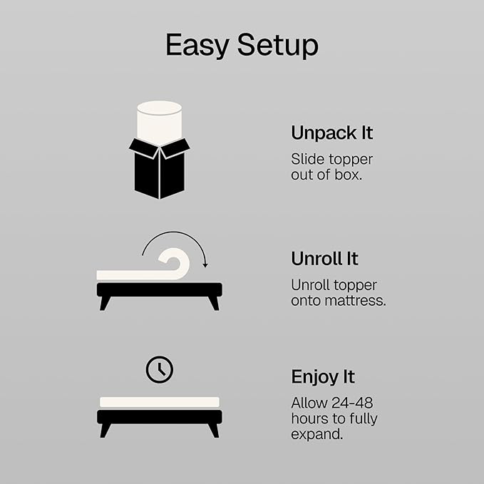 3 Inch Cooling Mattress Topper King, Ice Silk with Gel-Infused 40D Memory Foam Bed Topper Pad with Removable Soft Cover, Pressure Relief & Non-Slip