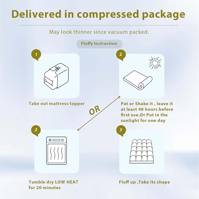 Mattress Topper Queen, Cooling Mattress Pad Cover for Hot Sleepers, Extra Thick 5D Snow Down Alternative Overfilled Plush Pillow Top with 8-21 Inch Deep Pocket -60"x80" Cream White