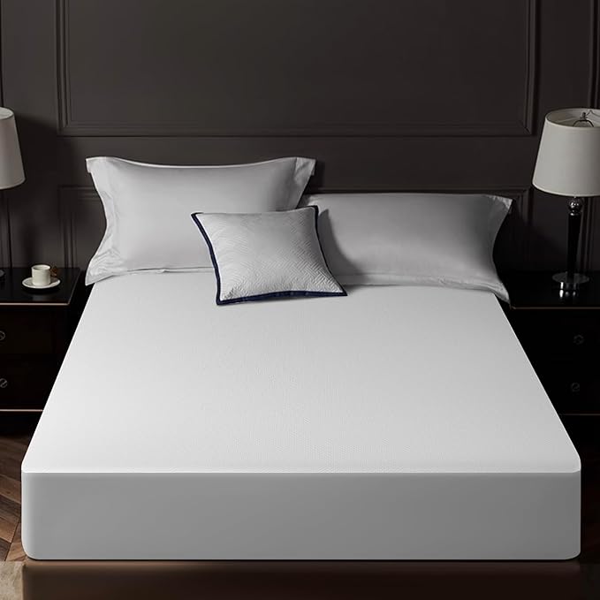 Twin Mattress Protector Tencel Luxury 100% Waterproof Mattress Protector,Silky Soft & Breathable,Cooling Mattress Pad Cover Fitted 18" Deep Pocket Noiseless,39"x75"