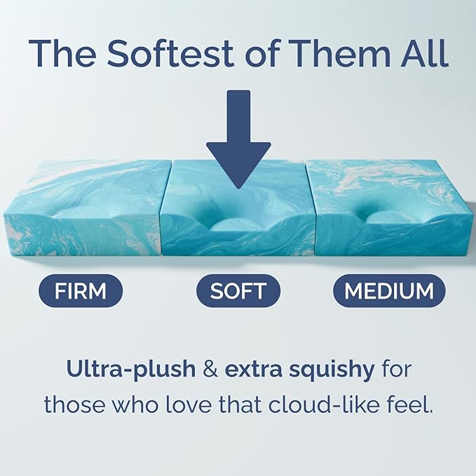 Super Soft Memory Foam Mattress Topper Short Queen Size - 3 Inch Breathable Gel Infused Memory Foam - Plush Feel Ventilated Mattress Pad - Pressure & Pain Relief Bed Topper - CertiPUR-US & Oeko-Tex