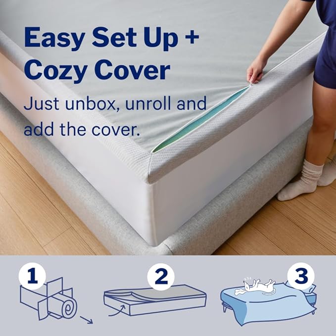 Casper Sleep Essential 3" Twin XL Size Memory Foam Mattress Topper