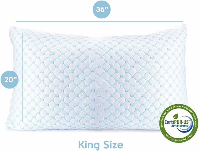 Nestl Waterproof Mattress Protector, Washable Mattress Cover, Fitted Mattress Pad with 17" Deep Pocket (King + 2 Pillows)