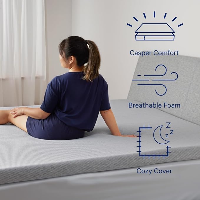 Casper Sleep Essential 3" Twin Size Memory Foam Mattress Topper