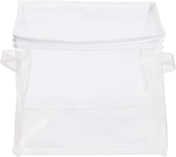 Amazon Basics Clear Zippered Storage Bags for Closet Organization, Stackable Clothing and Linen Storage Containers, 3-Pack - Image 2