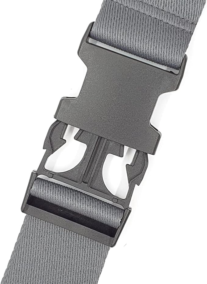 ONE K 2PCS Topper/Memory Foam Mattress Packing Straps for Moving or Storage (60" x 2", Dark Grey)
