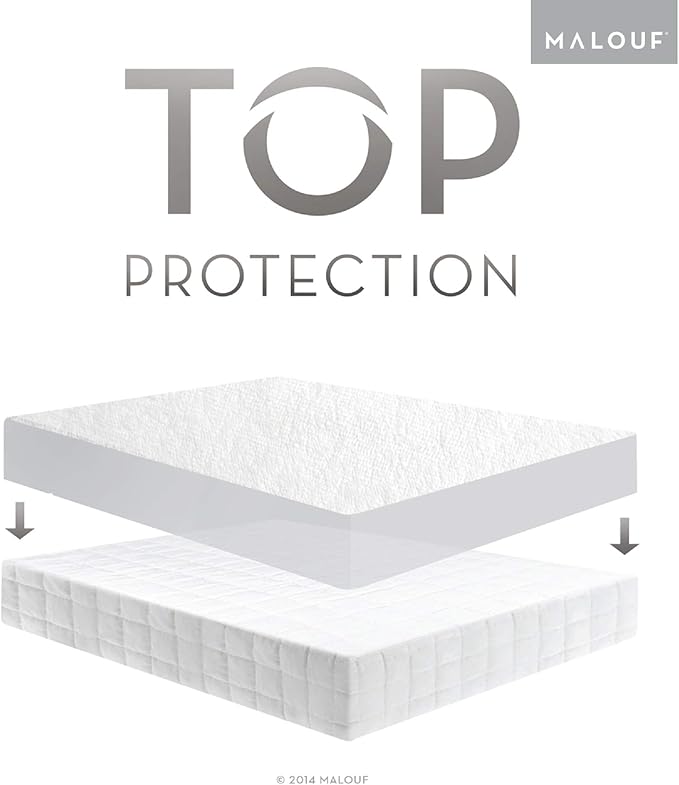 SLEEP TITE Hypoallergenic 100% Waterproof Mattress Protector - 15-Year U.S. Warranty - Vinyl Free - Twin