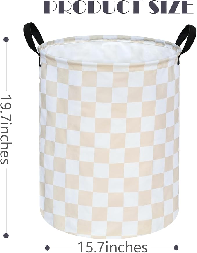 MAIZMZ Girls Laundry Basket Foldable Home Storage Basket Kids Hamper,Toy Box Canvas Organizer Bins for Home/Dorm/Kitchen/Pet/Office/Closet/Shelf/Gift Baskets - Image 7