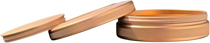 3.0 | Metal Container for Zyn, Premium Aluminum Can & Rugged Pouch Holder | Extra Capacity, Knurled Grip & Used Pouch Storage | EDC (Champagne Gold) - Image 4
