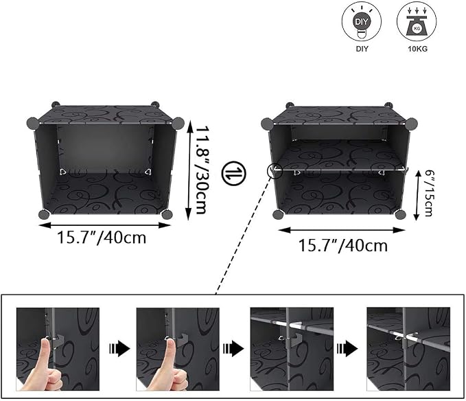 HOMIDEC Shoe Rack Organizer, 8 Tier Shoe Storage Cabinet 48 Pair Plastic Shoe Organizer Shelves for Closet Hallway Bedroom Entryway - Image 7