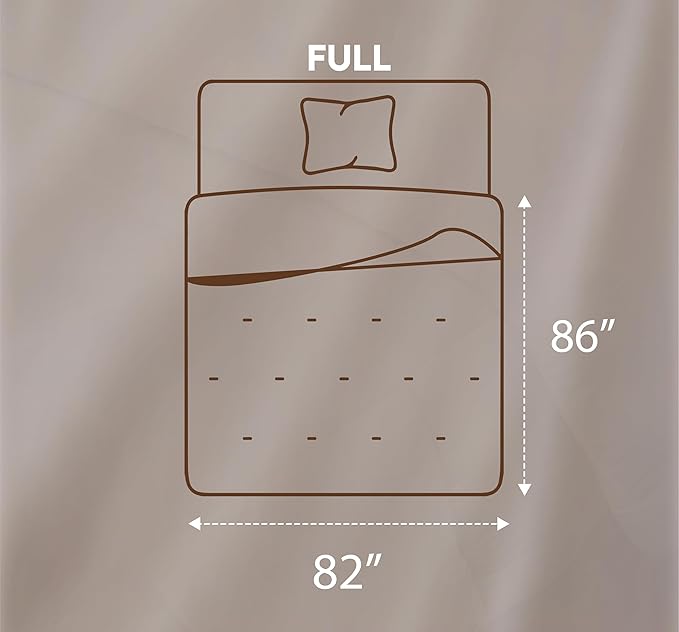 Utopia Bedding Comforters Full Size, All Season Duvet Insert, Down Alternative Full Comforter with Corner Tabs, Machine Washable Bed Comforter 82 x 86 Inches (White)