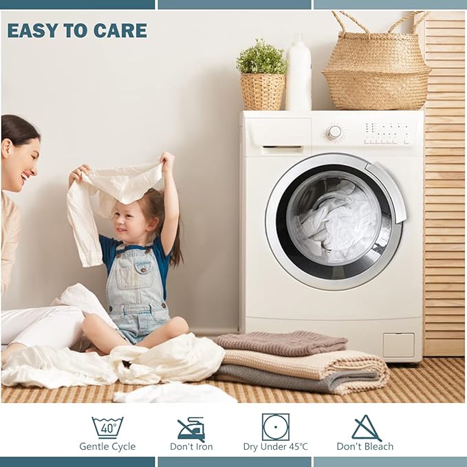 2 Pack Cal King Waterproof Mattress Protector Deep Pocket Mattress Cover, Soft Breathable Mattress Pad, Fitted Noiseless Waterproof Bed Cover Stretch to 25"