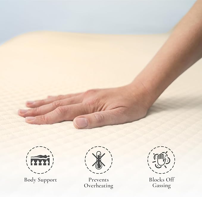 Sleep & Beyond myPad 100% Washable Wool Mattress Pad 0.5 inch Thick Luxurious Comfort - Wool Fibers - Chemical -Free - All -Season Bedding Solution Long -Lasting - Crib 28x52 inch
