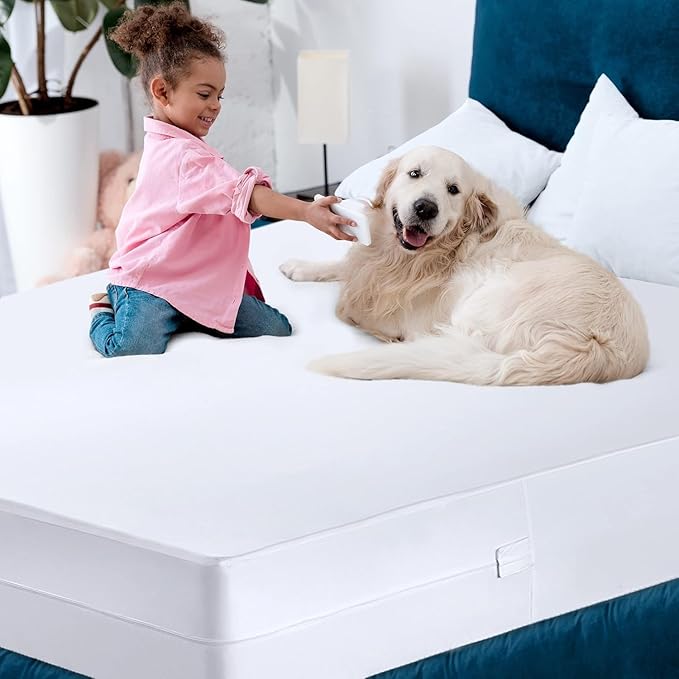 Twin XL Size Mattress Protector Zippered (Pack of 10), 100% Waterproof Bed Bug and Dust Mite Proof Mattress Encasement, Absorbent 6 Sided Mattress Cover by Utopia Bedding