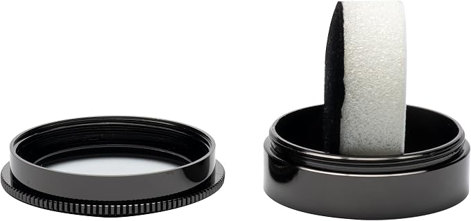 Small Loose Diamond or Gemstone Display Box Case Holder Show Container Metal (Black- 1.7x0.7) - Image 2
