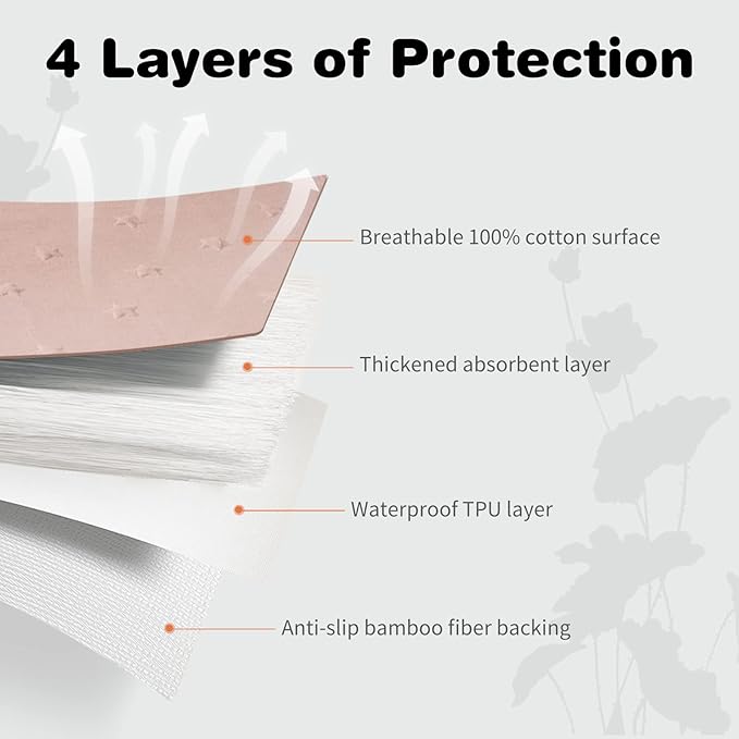 Reidio 1pcs Waterproof Toddler Mattress Pads Cotton Baby Bed Pad Washable Reusable Incontinence Pads Bed Underpads Mattress Protector for Adults Elderly Kids Pets (Peach, 11.8*17.7in(30*45cm))