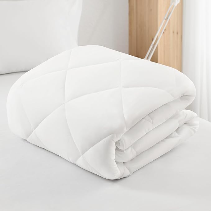 Sleep Philosophy Waterproof Sofa Bed Mattress Protector, Holden Sofa Bed Full Mattress Pad, 3M Scotchgard, Microfiber Mattress Topper Fitted Elastic Pocket Fits Up to 8 Inch, Full 54x72, White