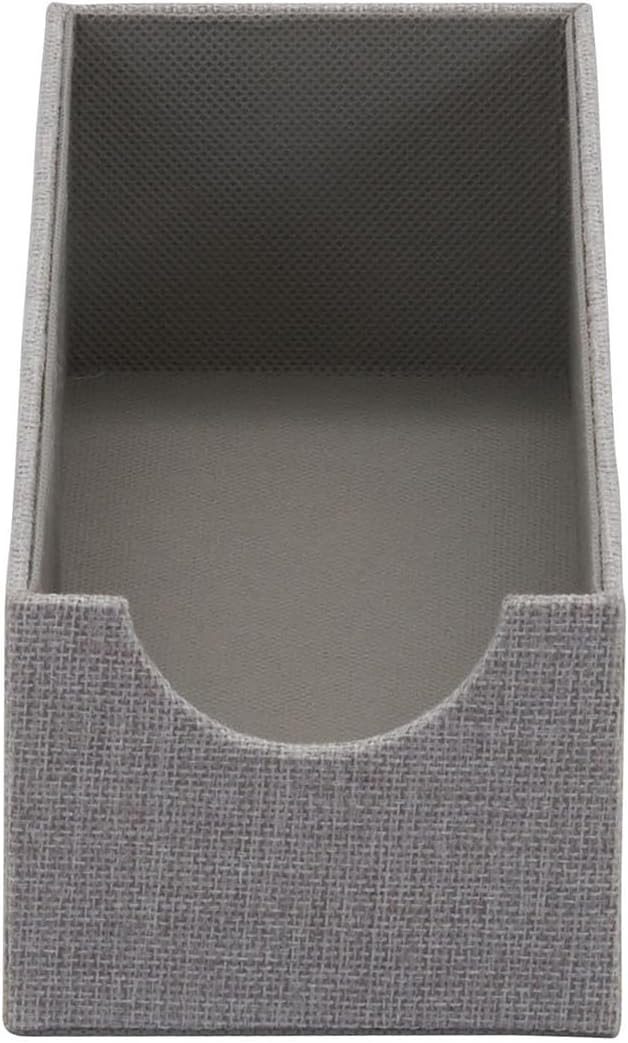 Household Essentials Grey 725-1 Deep Drawer Organizer Box for Storage | 12 in x 4 in x 3.13, Silver - Image 9