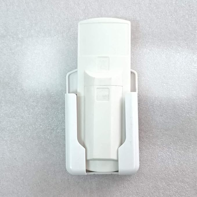 E-outstanding Remote Control Rack Holder White Wall-Mounted Organizer Self Adhesive Media Storage Box Case for Air Conditioner Controller - Image 5