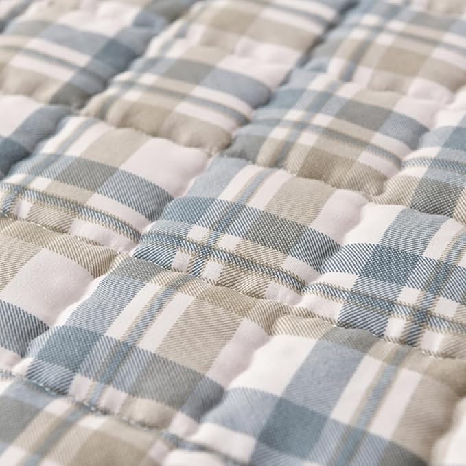 Mattress Pad King，Breathable，Non-Slip Mattress Protector with Elastic Straps，Quilted Mattress Topper Cover for Adults and Kids，Raw Cotton，Washable