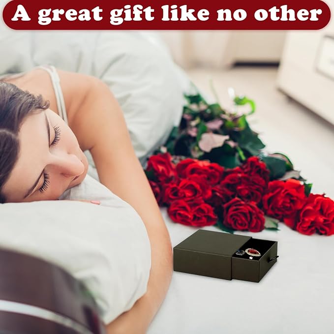 Nsmykhg Jewelry Gift Box Velvet-Lined,12 Pack Compact Drawer Style for Earrings & Rings, Necklace & Bracelet Organizer, 3.93x3.93x1.65 Inches, Stackable Elegant Jewelry Display & Storage Box (Coffee) - Image 7