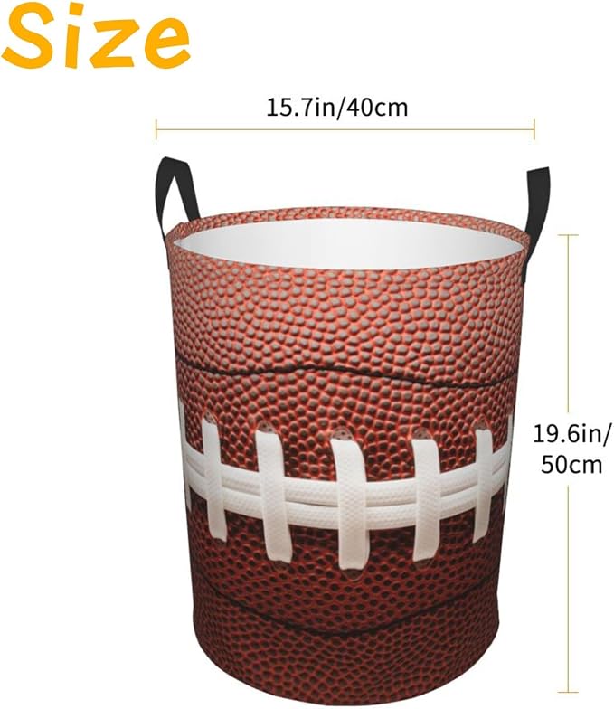 Laundry Basket Room Decor,Round Laundry Hamper Waterproof Dirty Clothes Hamper Collapsible Laundry Baskets With Handles,Toy/Clothes Storage Basket For Home Dorm Bathroom Decor - Image 5