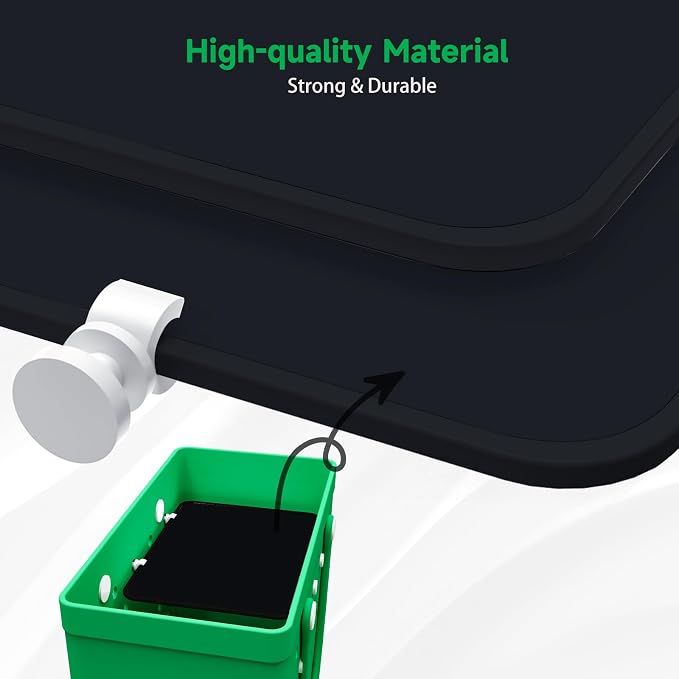 2PCS Divider Tray for Bogg Bag - Beach Bag Accessories for Bogg Bags Original X Large - Organizing Bags and Divide Space (All Black) - Image 3
