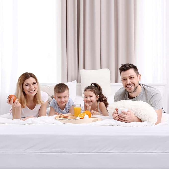 Utopia Bedding Mattress Protector Zippered King Size, 100% Waterproof Bed Bug and Dust Mite Proof Mattress Encasement, Absorbent 6 Sided Mattress Cover