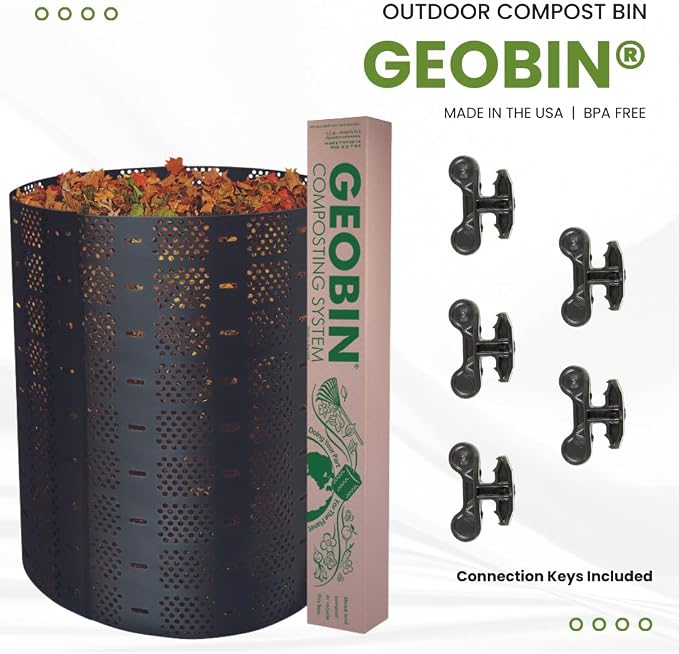 Compost Bin by GEOBIN - 246 Gallon, Expandable, Easy Assembly, Made in The USA (Green) - Image 2