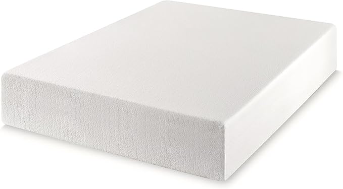 Best Price Mattress 14" Signature Green Tea Memory Foam Mattress, Twin, White
