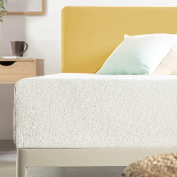 Best Price Mattress 12 Inch Full Mattress Bed-In-A-Box, Green Tea Memory Foam, White
