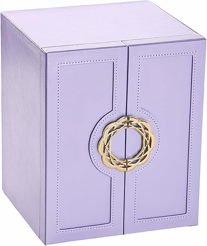 Cute Jewelry Box for Women teen Girls Jewelry Organizer Large Jewelry Organizers and Storage Faux Leather Jewelry Storage Jewlery Box Jewellery Box Joyeros Organizador De Mujer by AOSIFIEL