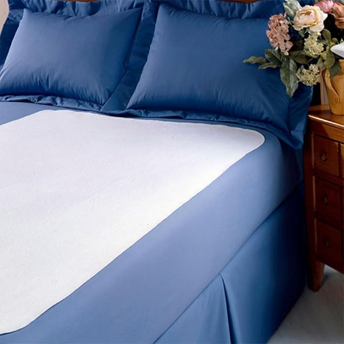 Fresh Ideas Waterproof Pad Mattress Protector, 36" x 54", White