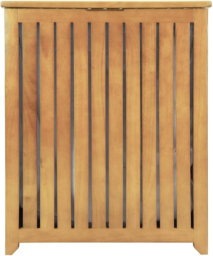 Oceanstar Spa-Style Bamboo Laundry Hamper - Image 2