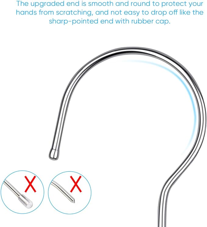 Fayleeko Wire Coat Hangers - Strong Heavy Duty Stainless Steel Metal Hangers, Ultra Thin Space Saving (30 Pack, 16.5 Inch) - Image 6