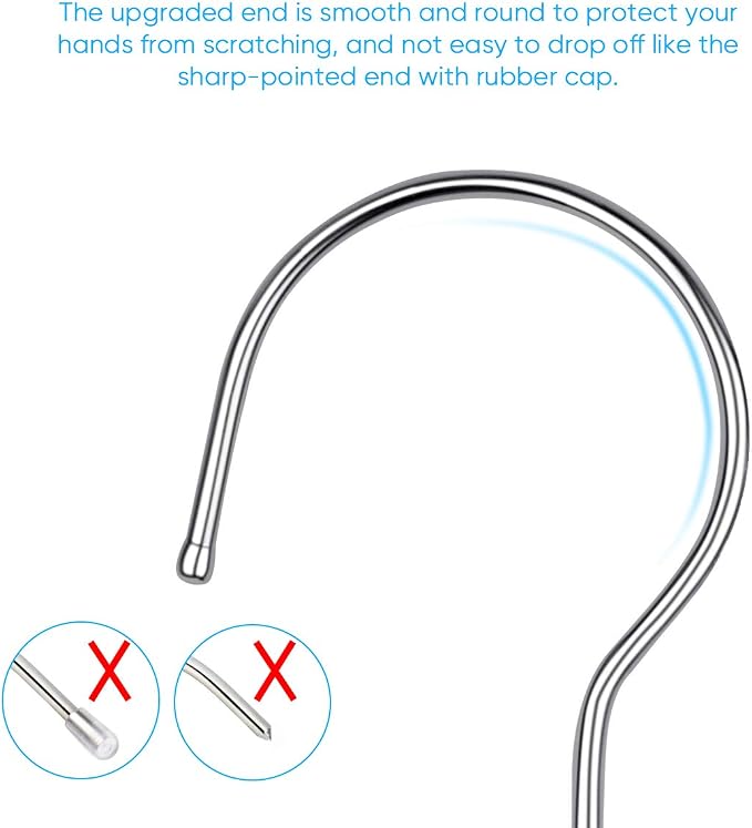 Fayleeko Stainless Steel Wire Hangers - 50 Pack Heavy Duty, Space Saving 16.5 inch Ultra Thin Coat Hangers - Image 7