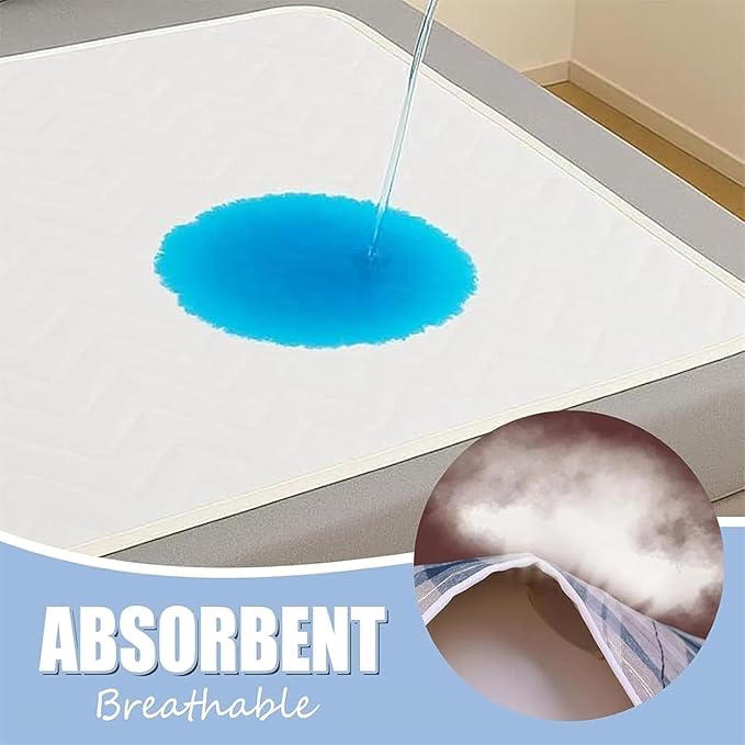 2 PCS 27.5 * 35.5 Inches Bed Pads Washable Waterproof, Potty Training Pads, Waterproof Mattress Protector and Bed Sheets for Incontinence Protection, Washable and Reusable Mattress