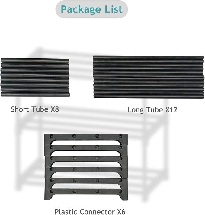 Autonomier 3 Tier Extra Small Shoe Rack (16.3" Wide), Narrow Stackable Shoe Shelf for Kids Toddler Adult, Lightweight Shoe Rack Stand for Closet Dorm Storage Organizer, Front Door Entrance, Entryway - Image 7