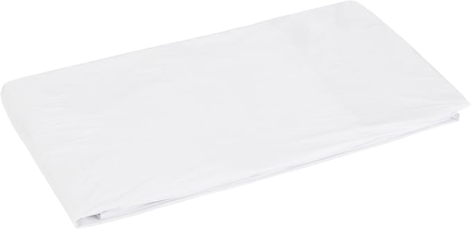 Fresh Ideas Fitted Vinyl Mattress Protector, Waterproof, Hypoallergenic, 14" Pockets, King
