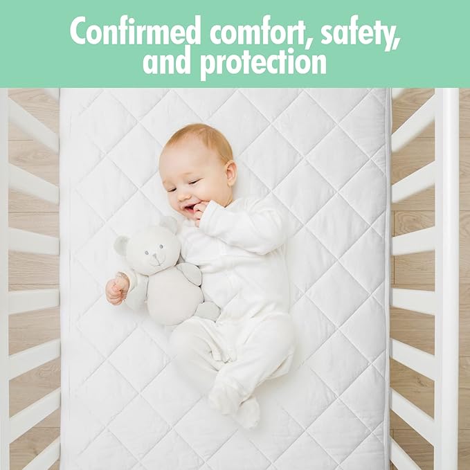 GOTS Certified Organic Cotton Waterproof Crib Mattress Protector