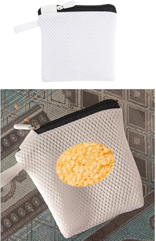 2 Pack In-Wash Scent Booster Beads Laundry Bag with Zipper Laundry Detergent Pacs Wash Bags for Soap Pacs Pods Sheets Scent Crystals Washing Machine Cleaner Descaler Deep Cleaning Tablets - Image 6