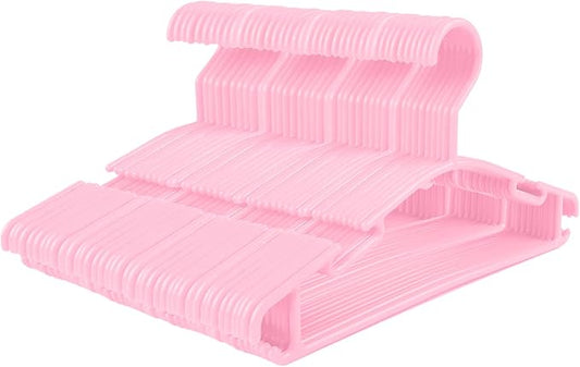 GoodtoU Baby Hangers Plastic - Kids Hanger Bulk Toddler Hangers 60 Pack Hanger for Toddler Children Pink by GoodtoU