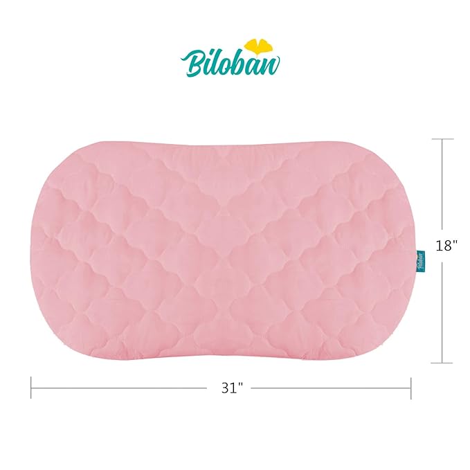 Bassinet Mattress Cover Compatible with Halo Bassinest Swivel Sleeper Bassinet Mattress Pad, 2 Pack, Microfiber, Waterproof and Soft, Pink