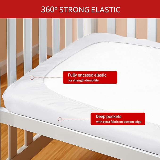 Pack and Play Sheets Fitted 2 Pack, Compatible with Graco Pack n Play, Soft and Breathable Playpen Sheets 39"×27"×5", Gray Star&Elephant