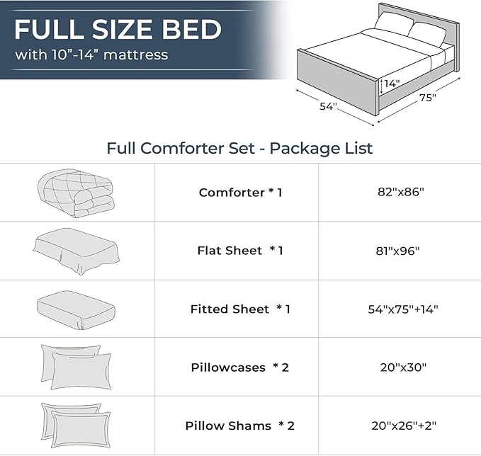 HEVUMYI Hot Pink & Baby Pink Full Comforter Set - 7-Piece All Season Bed in a Bag Full, Ultra Soft Bedding Set with Comforter, Flat Sheet, Fitted Sheet, Pillowcases, Pillow Shams