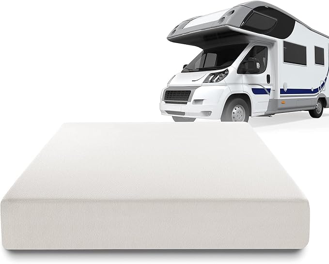 Yarns of Cotton Three Quarter Waterproof Mattress Protector Pad Cover RV Bunk & Truck Sleeper Soft Terry Cotton White Easy Fit Mattress Up to 14" Inch Deep Pocket Easy Care